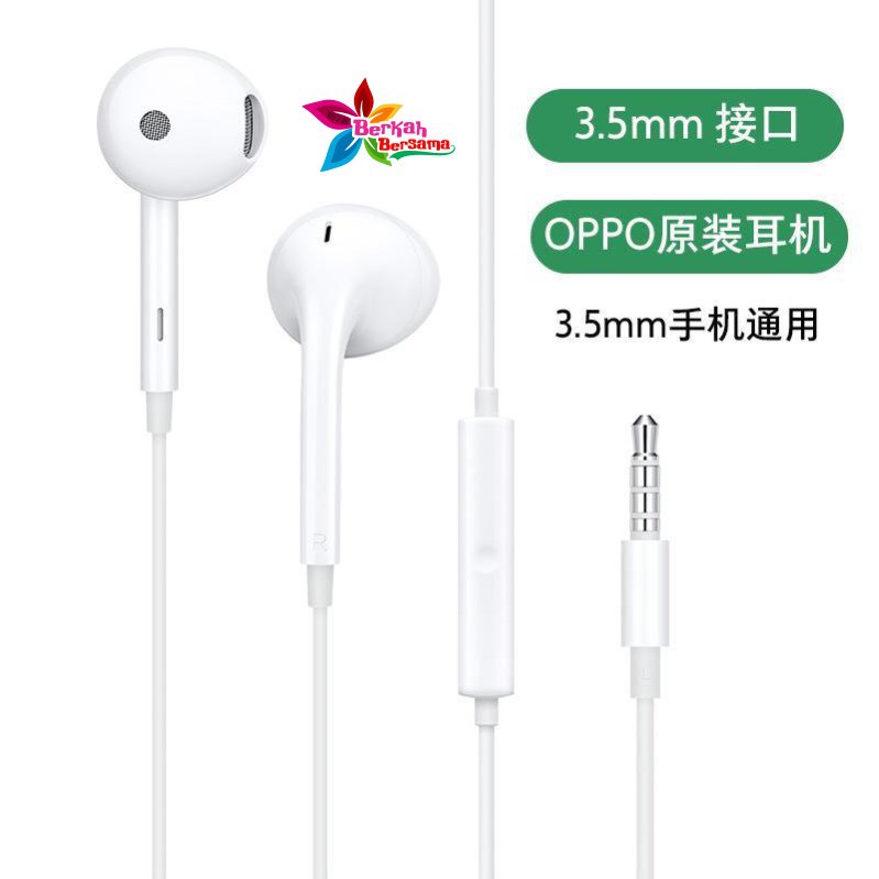 Headset Headsfree earphone OPPO R15 Original 100% BB1457