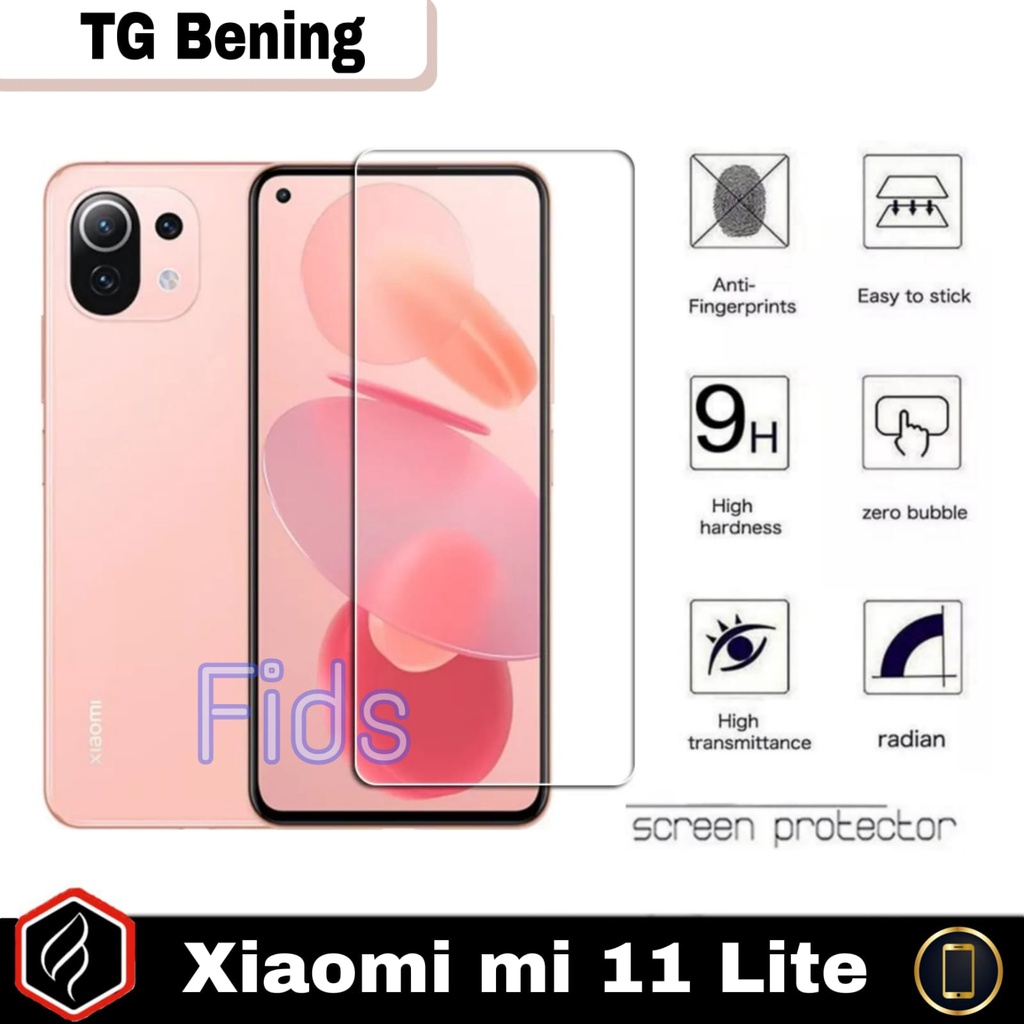 Paket 3 in 1 XIAOMI Mi 11 Lite / Mi 11 Lite Anti Gores Layar Full Cover + Tempered Glass Camera Free Skin Carbon