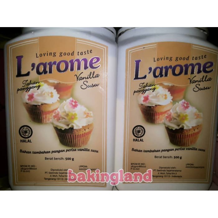 

BEST DEAL VANILI SUSU LAROME UNTUK CAKE KUE DAN PUDING !