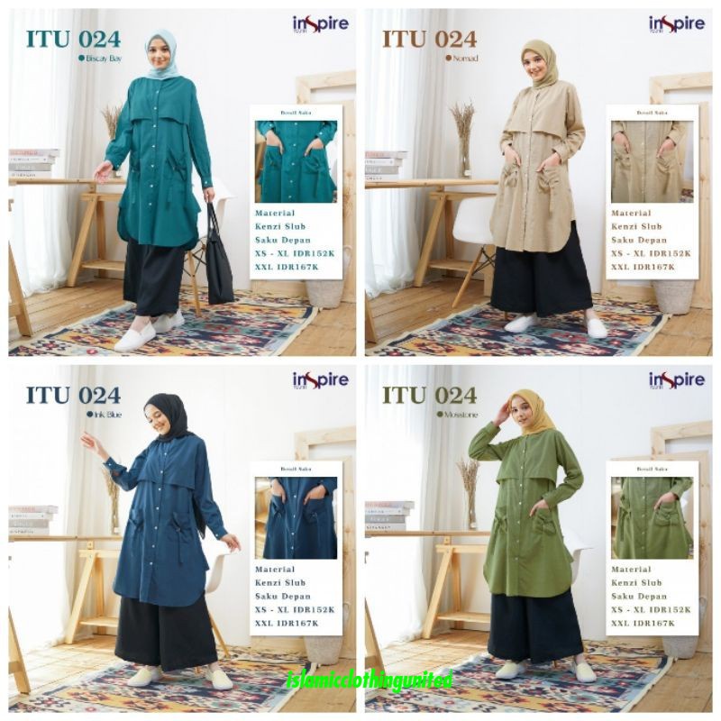 Atasan Tunik Wanita Inspire ITU 024 - DZ - GON - FX