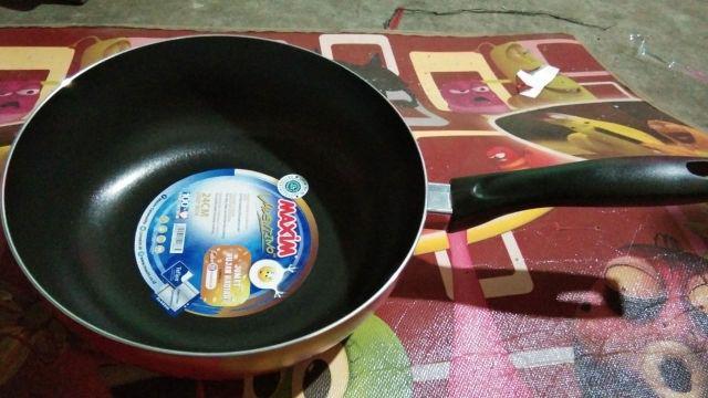 Wajan Frypan Maxim Deep Wok Valentino 24 Cm