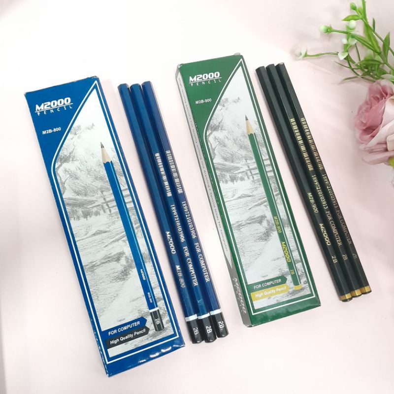 

Pensil 2B M2000 Computer Warna Isi 12pcs Murah