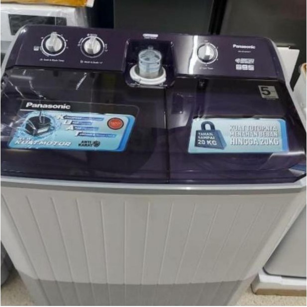 Panasonic Mesin Cuci 2 Tabung 12,5Kg Low Watt NA-W125FCV1 NAW125FCV
