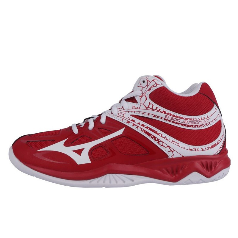 SEPATU MIZUNO THUNDER BLADE 2 MID RED ORIGINAL