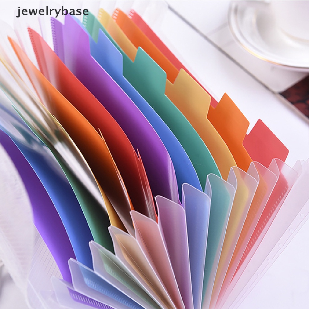 (jewelrybase) File Holder Bon / File Organizer Portable 13 Slot Ukuran A6