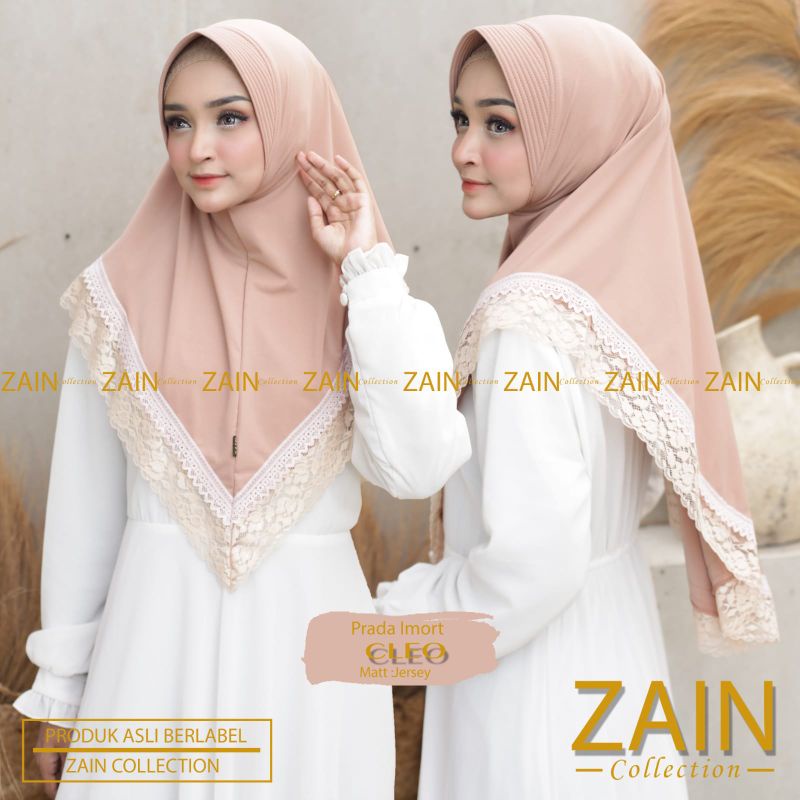 Jilbab Bergo Instan Simpel Cleo Prada Ori Zain-Milo
