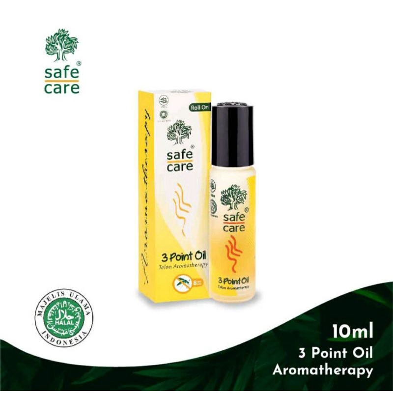 Safe Care Minyak Telon 3 Point Oil Aromatherapy Roll On 10 ml