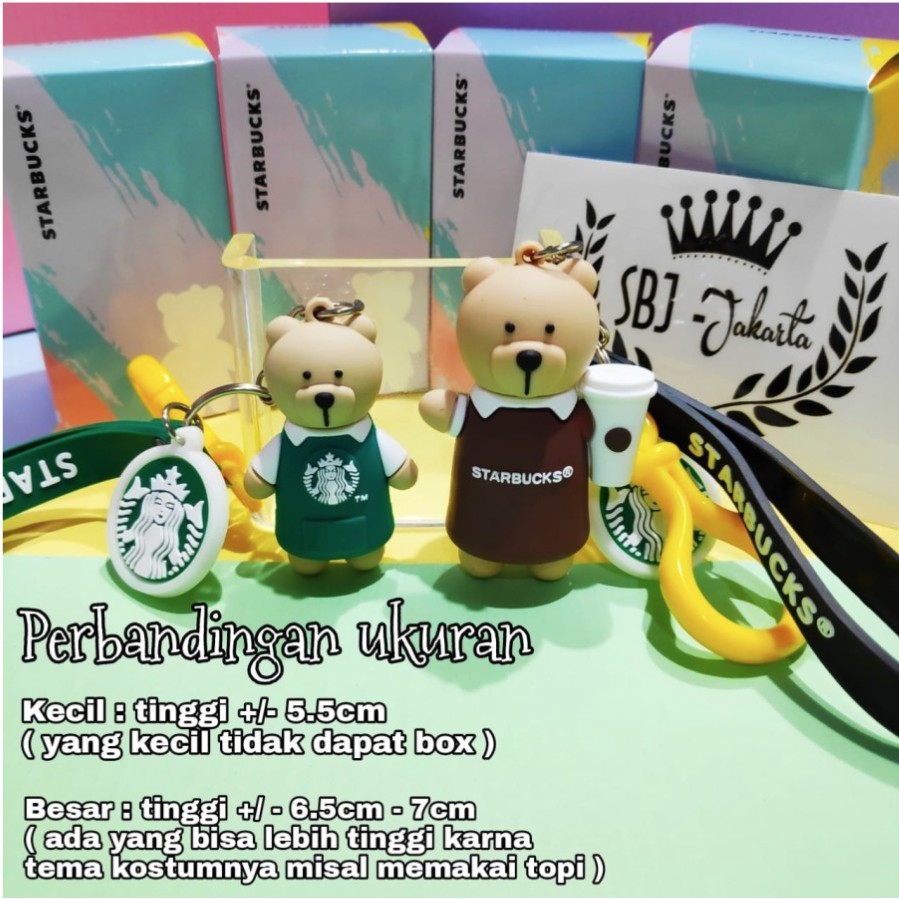 keychain / Gantungan kunci maskot bearista BESAR