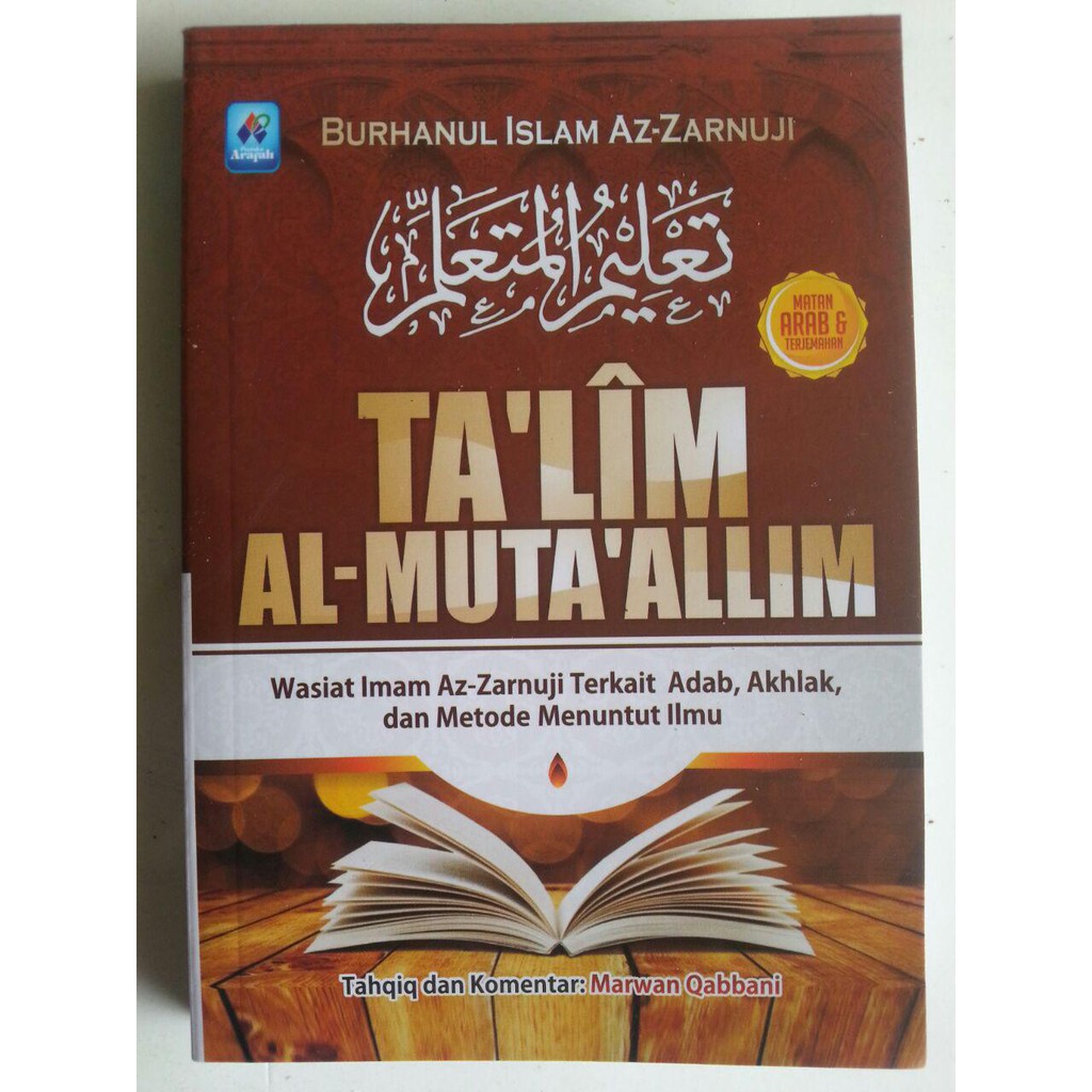 Jual Buku Talim Al Mutaallim Adab Akhlak Metode Menuntut Ilmu Indonesiashopee Indonesia 1953