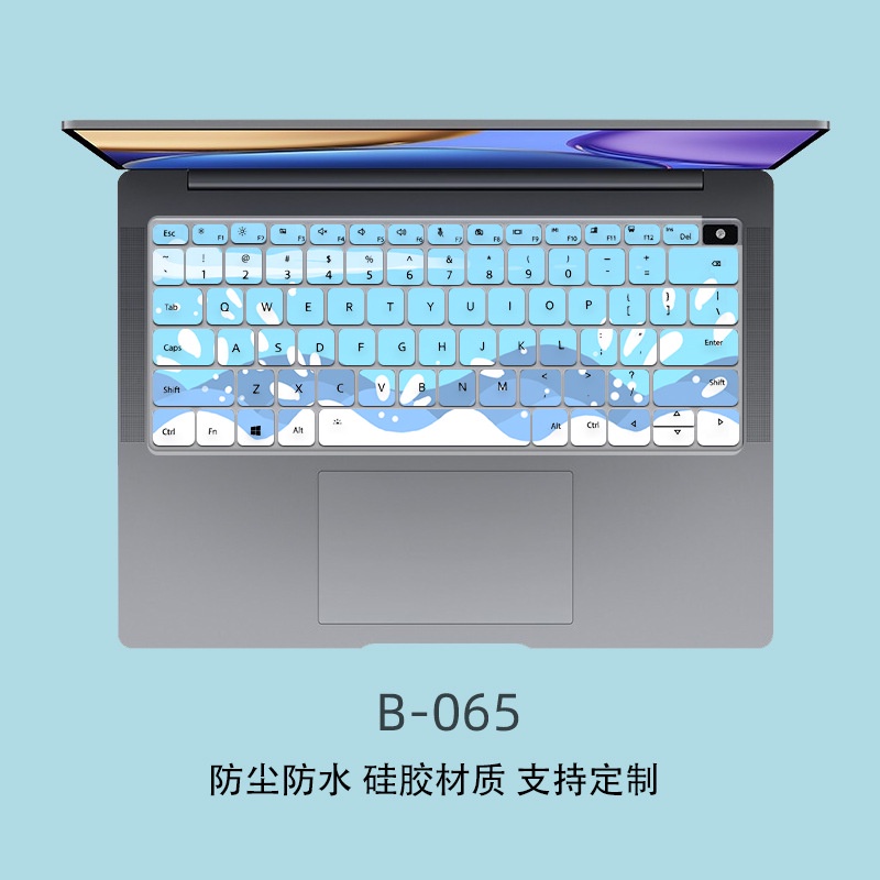 Film Pelindung Debu Keyboard Motif Kartun Bunga Untuk Huawei 2021 Honor magicbook V14 14.2 inch HGE-W56