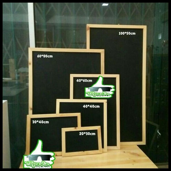 

Caramel | Papan Tulis Gantung Blackboard 40X30Cm Papan Tulis Kapur