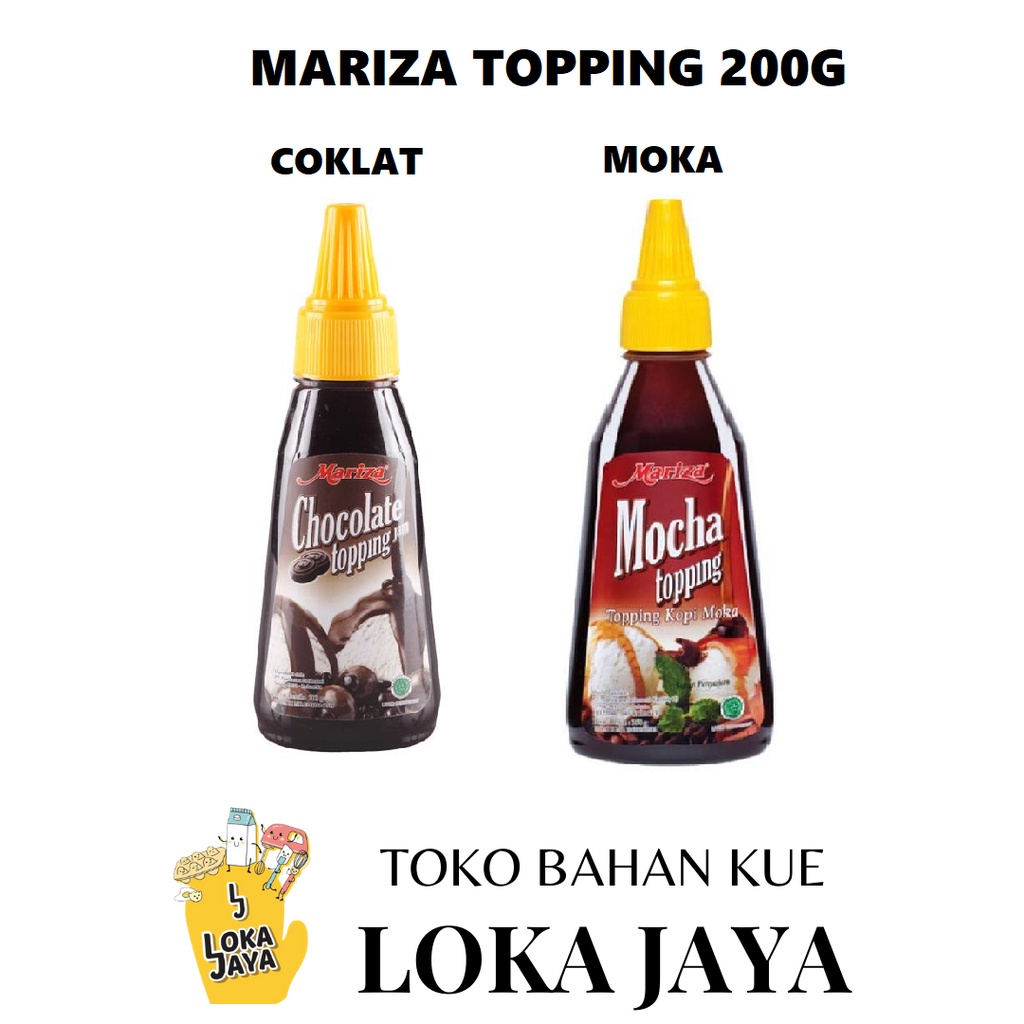 

MARIZA TOPPING JAM MOKA & COKLAT 200 GR