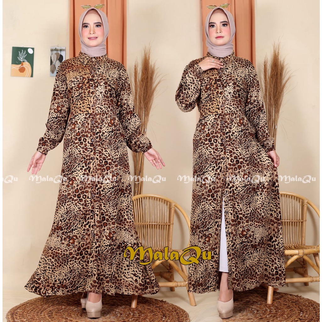 Dress Motif Macan Tutul
