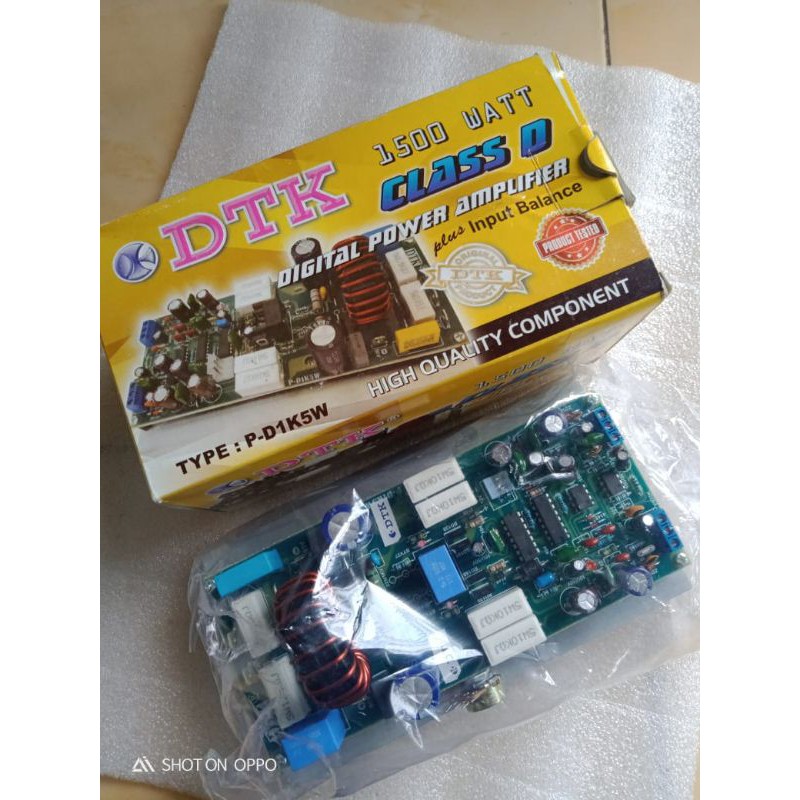 P-D1K5W 1500 Watt Class D Power Amplifier DTK