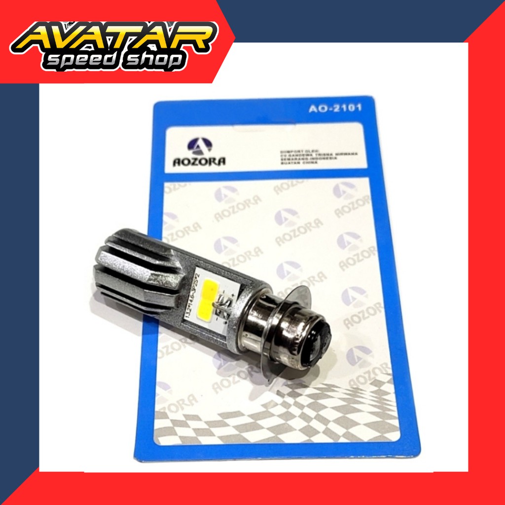 BOHLAM DEPAN LED AOZORA UNIVERSAL AC-DC YELLOW-WHITE
