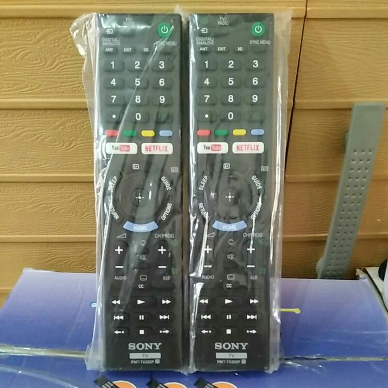 REMOT TV SONY BRAVIA LCD/LED SMART TV NETFLIK RMT-TX202P ORIGINAL QUALITY