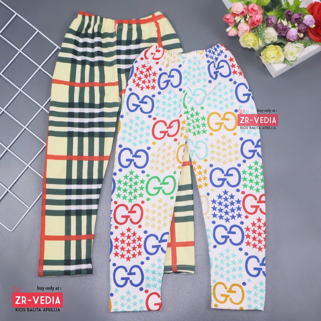 [IMPORT] Legging Nara uk 5-7 Tahun / Leging Motif Celana Ketat Panjang Anak Perempuan Premium Tebal