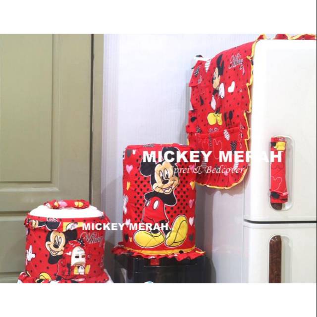 

SET SKM MOTIF MICKEY MERAH