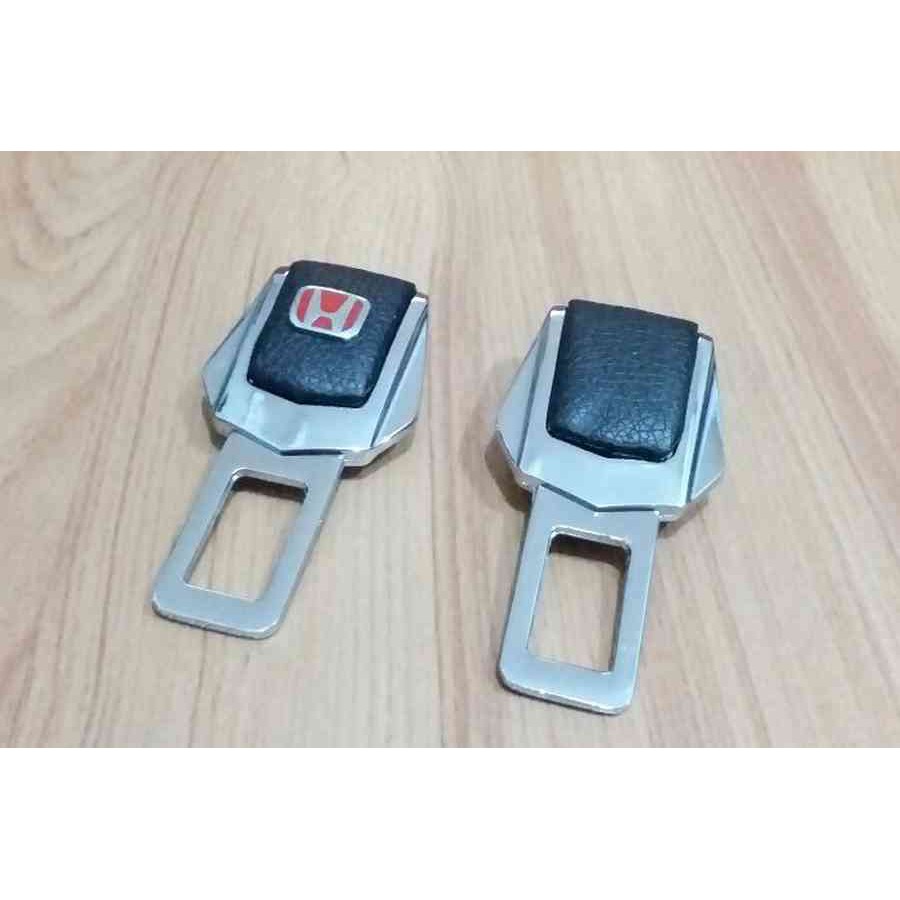 Colokan Seatbelt / Seat belt / Safety Belt Logo Honda Kulit