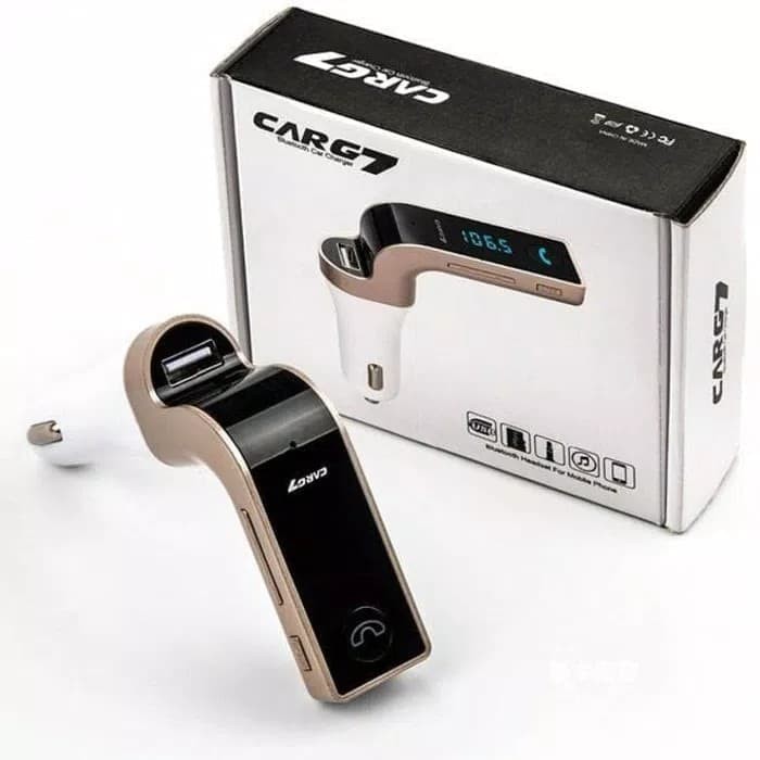 Car USB Bluetooth FM MP 3 CARG7 - Bluetooth Car Charger With Digital