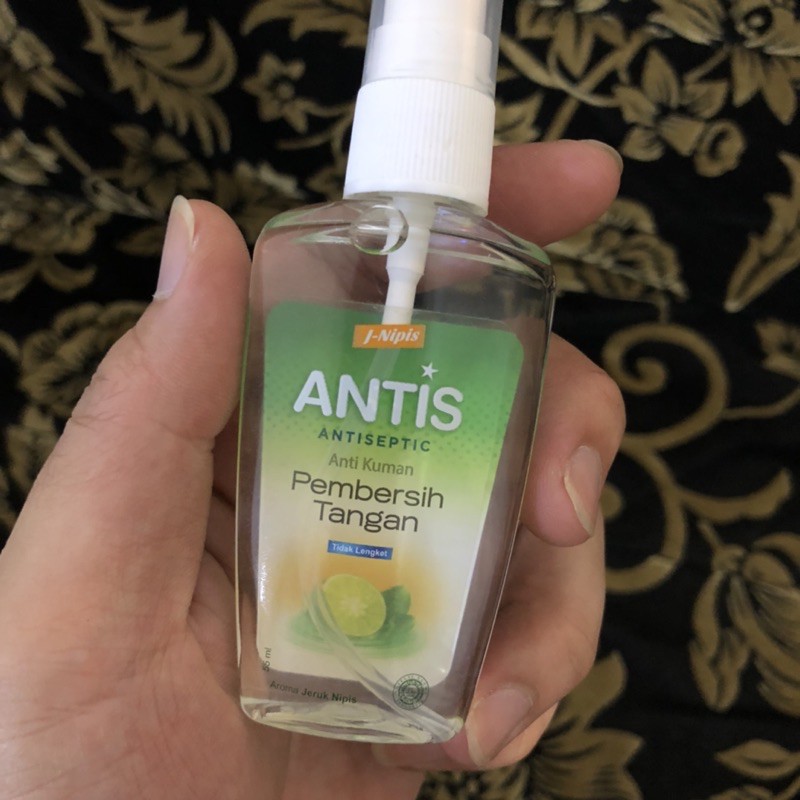 ANTIS Hand Sanitizer Cair / Liquid / Spray Botol 55ml 55 ml - Jeruk Nipis