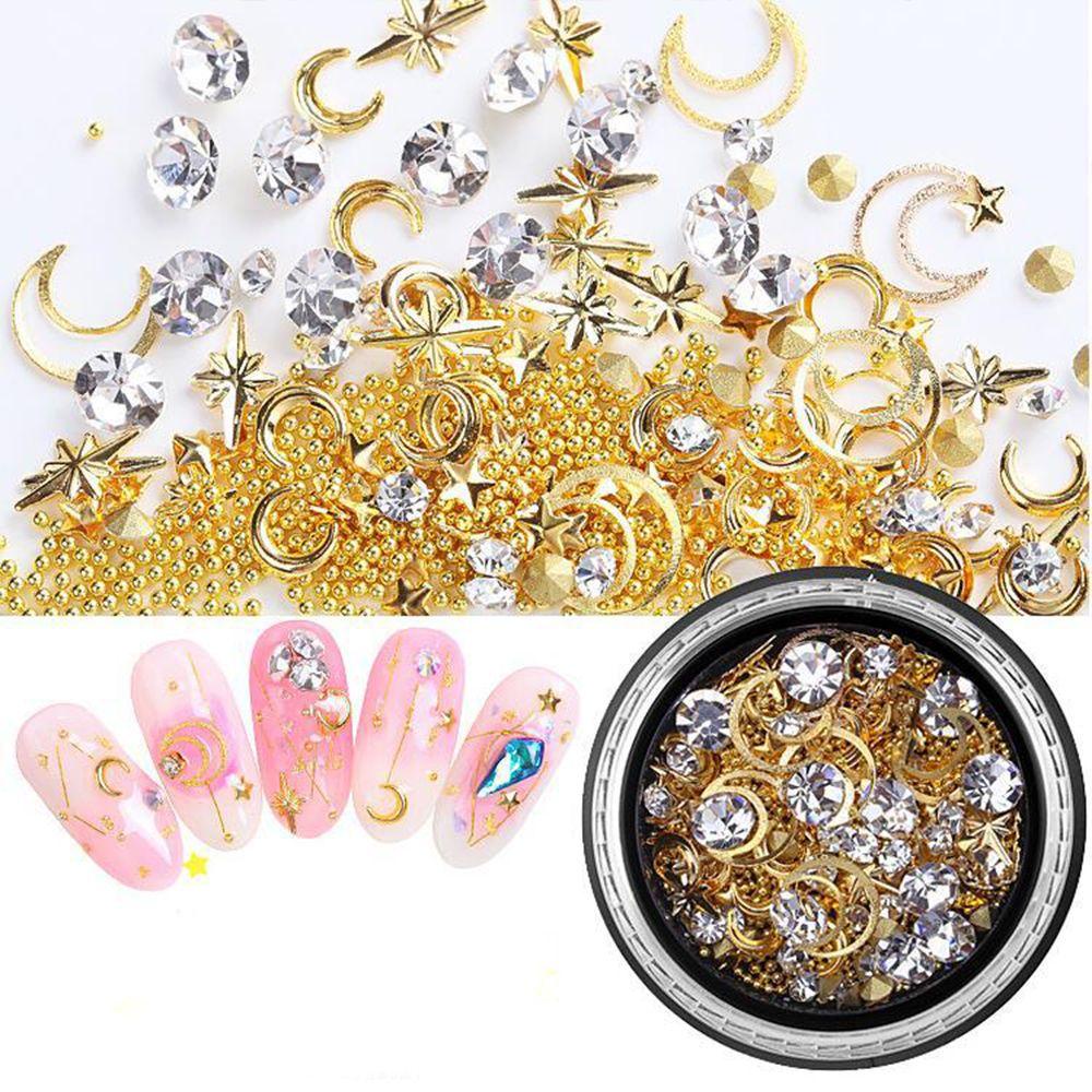 Mxbeauty Ornamen Bintang Kristal 3D Untuk Dekorasi Manicure / Nail Art