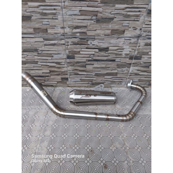 knalpot racing satria fu karbu fu injek/fi ub/ngaceng fullsystem Br2- exhaust
