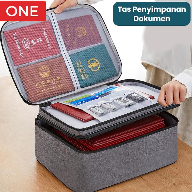 

Office & Stationery | Document Organizer | Tas Koper Termpat Dokumen Sertifikat Penyimpanan File Lock Gembok Bag | Best Seller