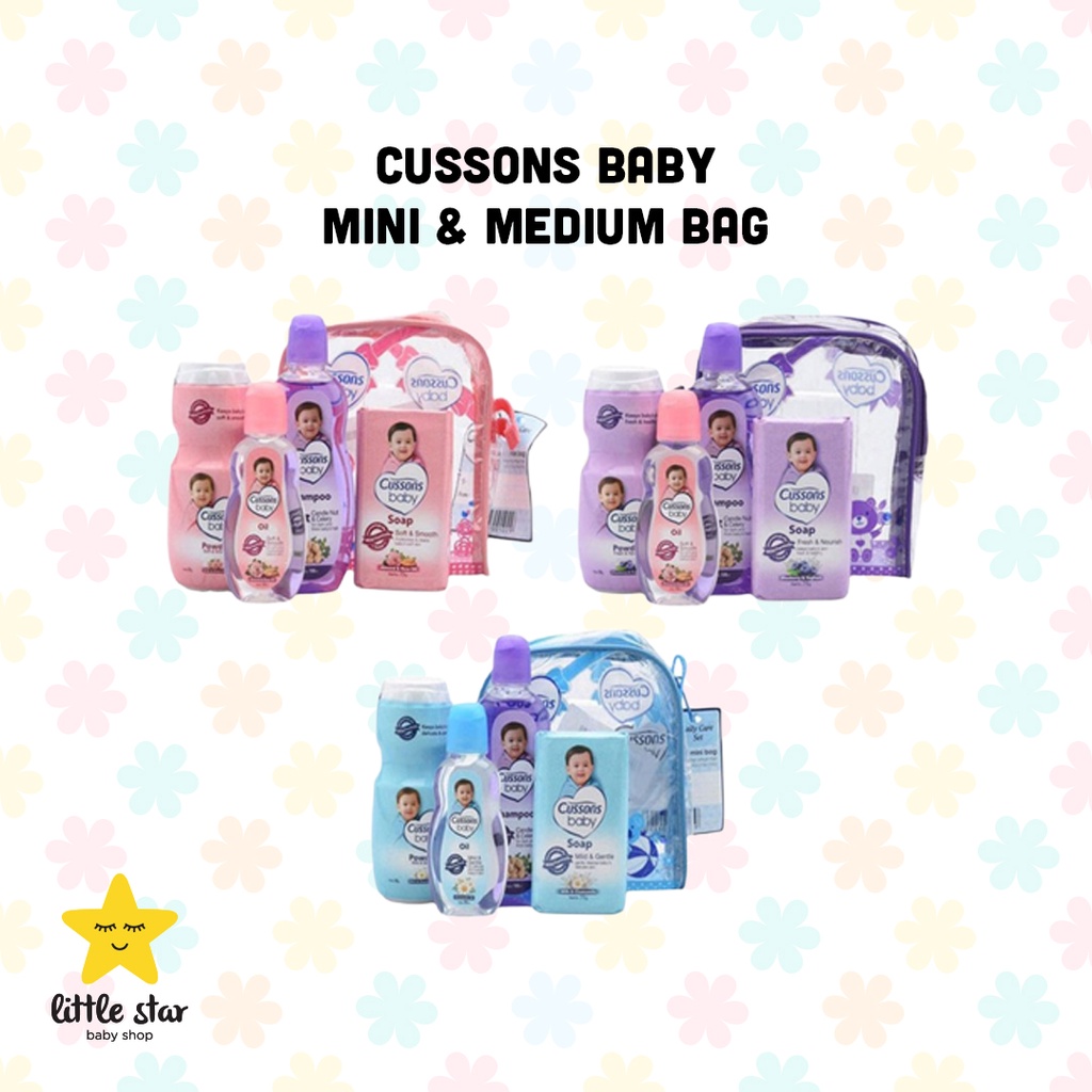 Cussons Mini Bag | Medium Bag Baby Care | Basic Daily Essential Gift Pack