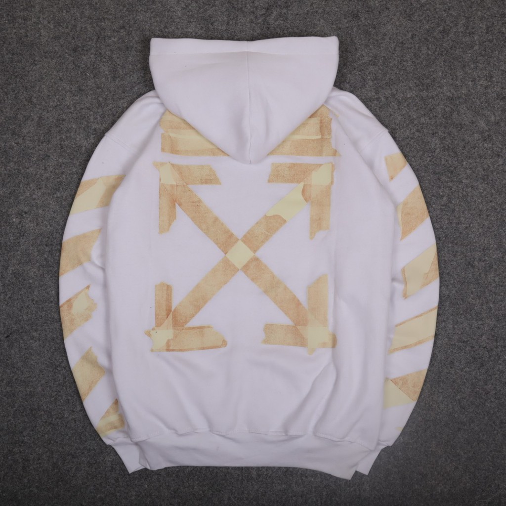 Jaket Sweater Hoodie OFF WHT TAPE  – Edition Trendy Casual Unisex Good Brand Quality Stylish