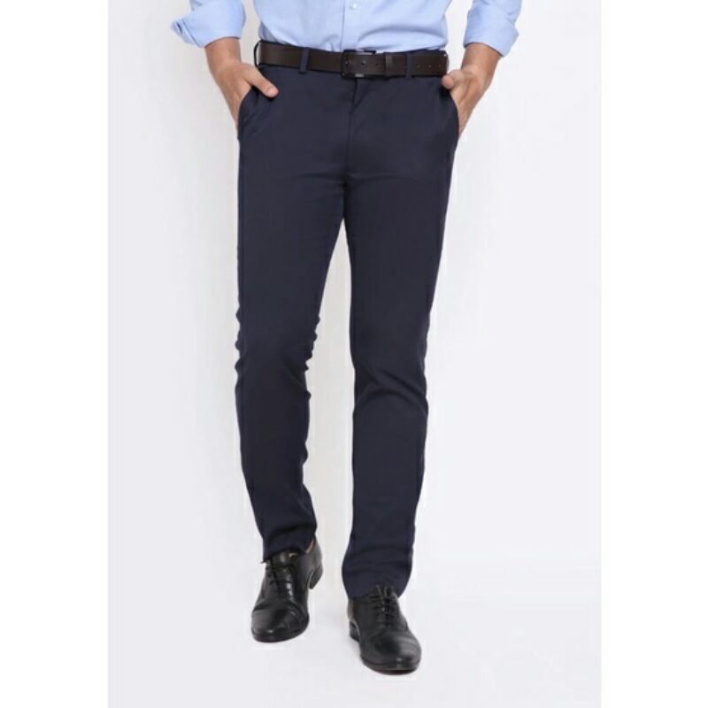 Celana Formal Pria Celana kantor slimfit Celana Bahan Woll (Tebal)