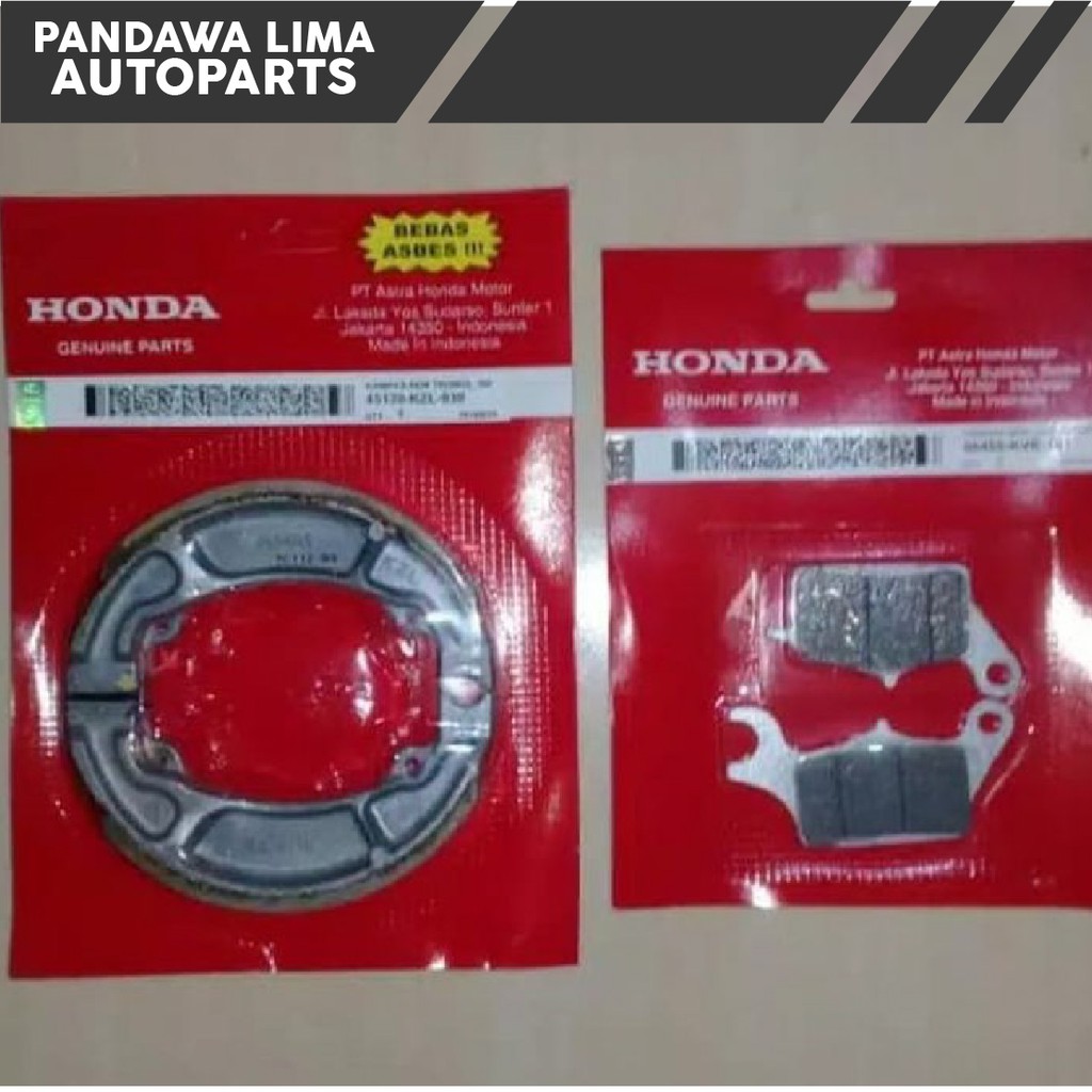 KAMPAS REM DEPAN BELAKANG HONDA VARIO 125 BEAT FI ORI HGP