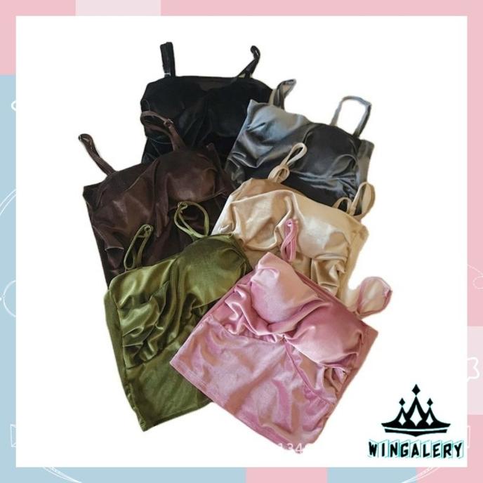 EM615 WINGALERY Bra Tanktop fashion wanita tanpa kawat sexy bh pakaian