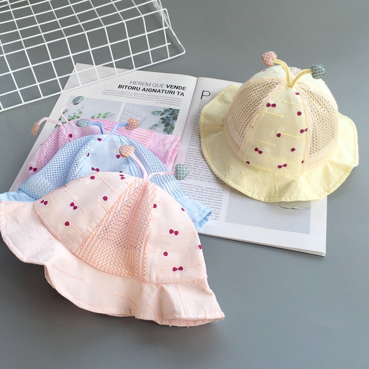 Topi teduh bayi nelayan gadis topi nelayan lucu