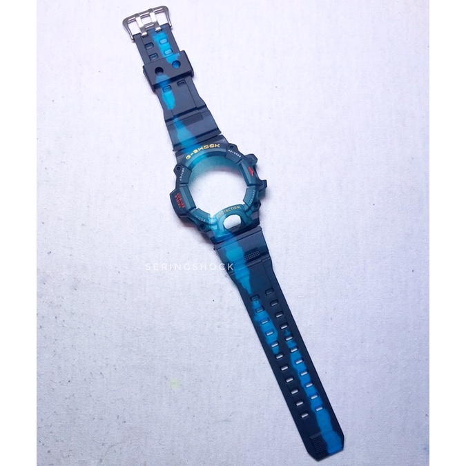 BNB Gshock GW9400 RANGEMAN SCRATCH BLUE Strap Besel Casio G-shock