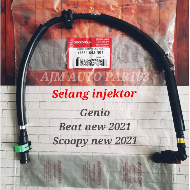 SLANG INJEKTOR SELANG POMPA INJEK GINIO SCOOPY NEW 2020 BEAT NEW 2020 AHM KOJ