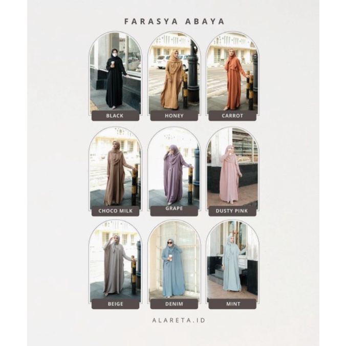 farasya abaya by Alareta.id,, warna mint sz S