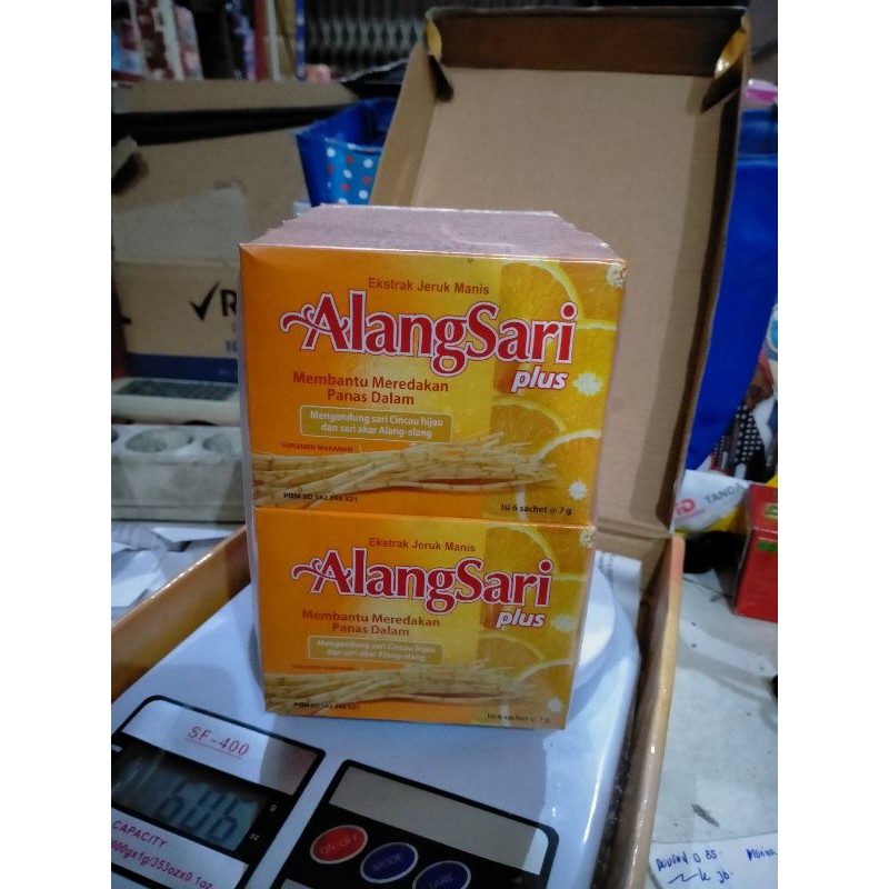 Alang sari 1 box kecil @6sachet, @ 7gr.