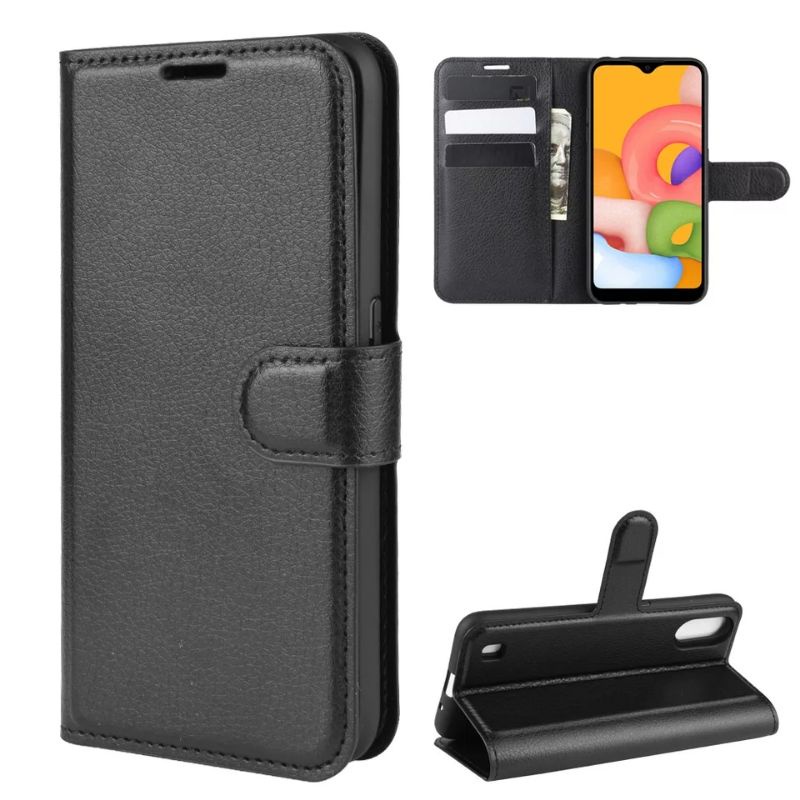 Dompet Hp Untuk Samsung Galaxy A01 Leather Flip Case Samsung Galaxy A01