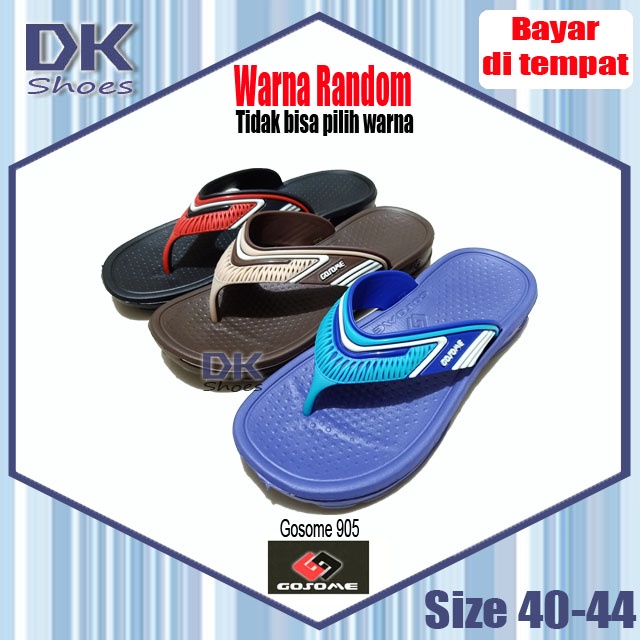 Gosome 905 40-44 Jumbo Sandal Jepit Karet Pria Sehari-hari / Sandal Jepit Laki / Sandal Santai Laki