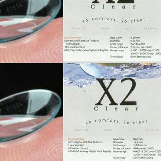 Softlens bening X2 clear