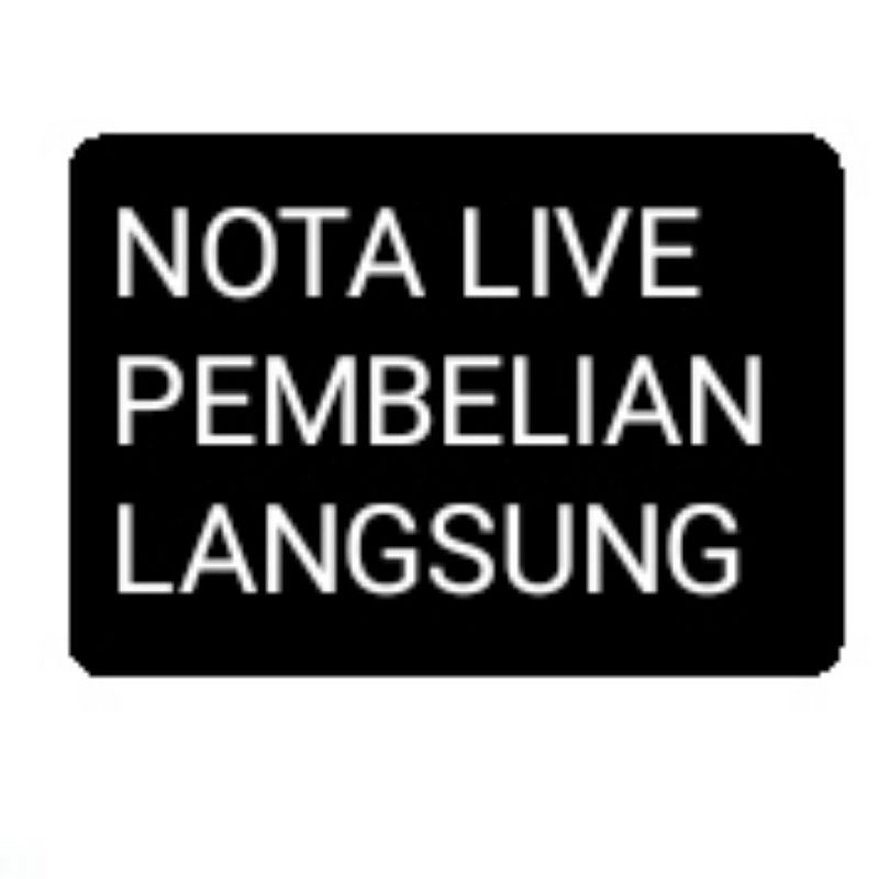 NOTA pembelian langsung