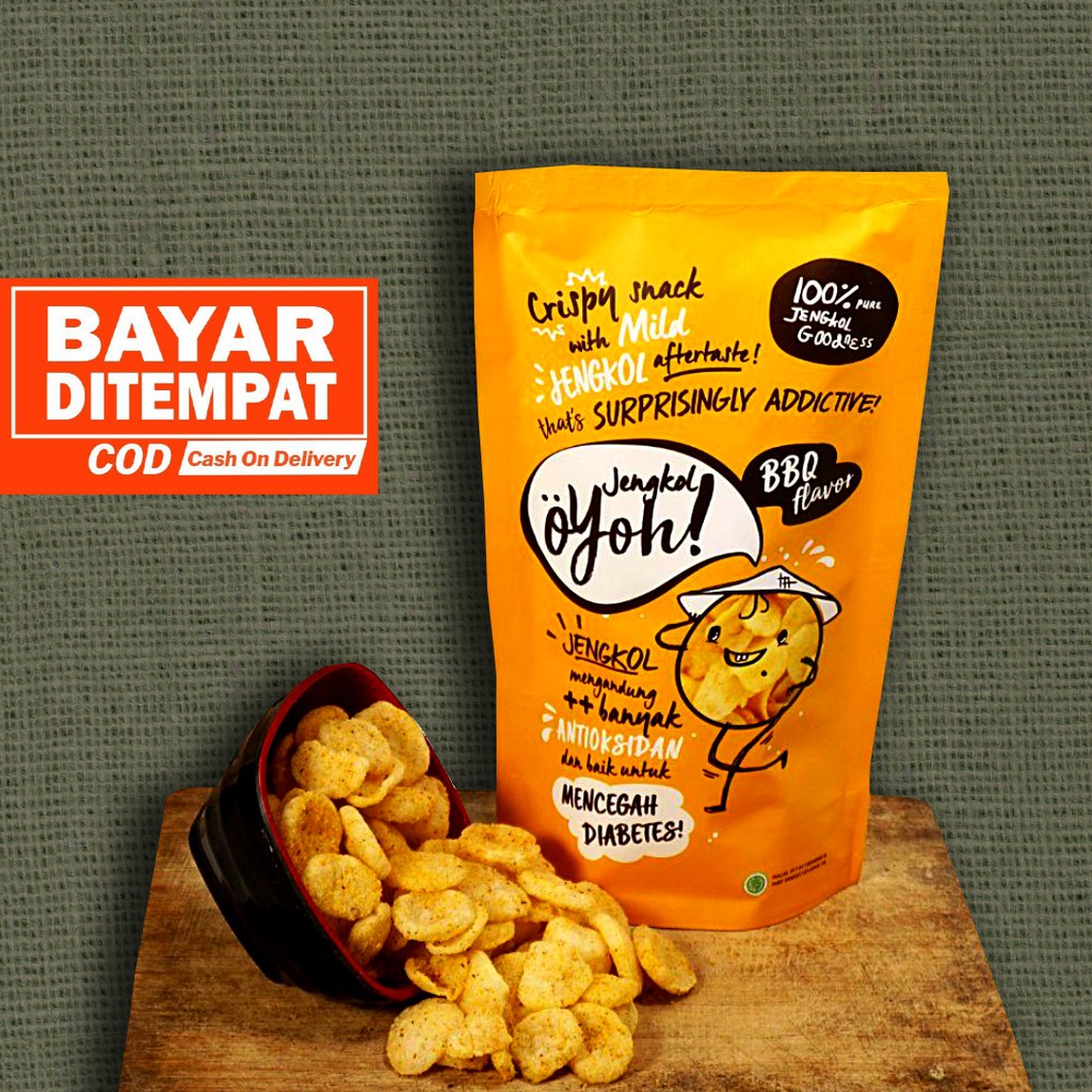 

[COD] Oyoh Jengkol Kerupuk Jengkol Rasa Barbeku (BBQ) Renyahnya Sampai Ke Hati