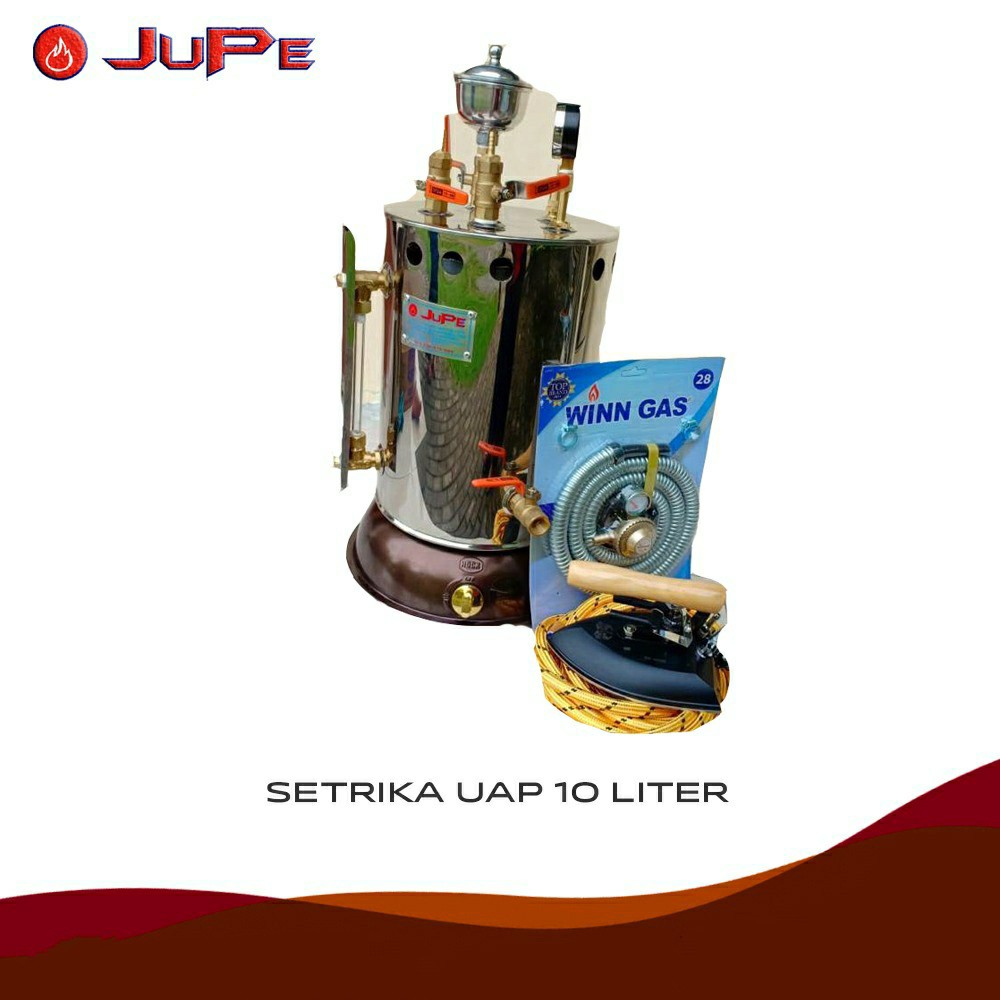 Setrika Uap Gas 10 ltr 1 Setrika (BERAT ASLI)