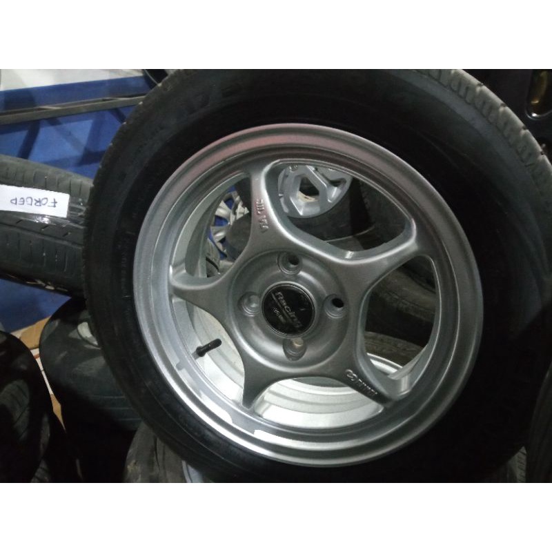 velg enkei tulang r14 pcd 4x100 plus ban 175 65 ring 14