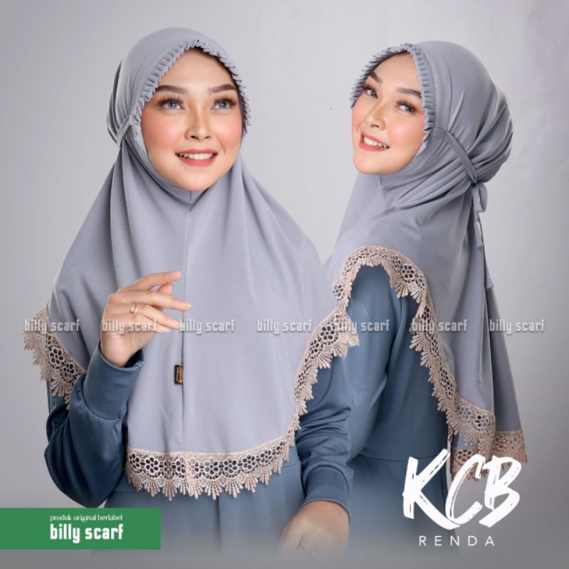 Jilbab Bergo KCB Renda Original Billy Scarf