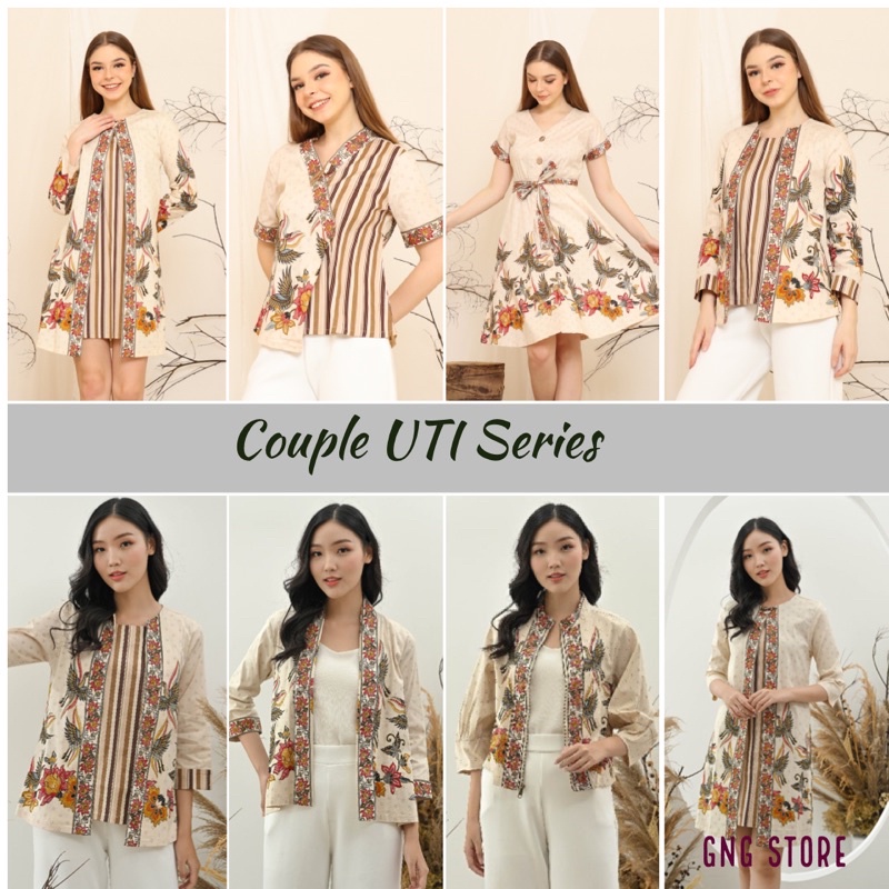 UTI Series /Batik pasangan/ Couple Batik/ Batik Seragam/ Family Couple