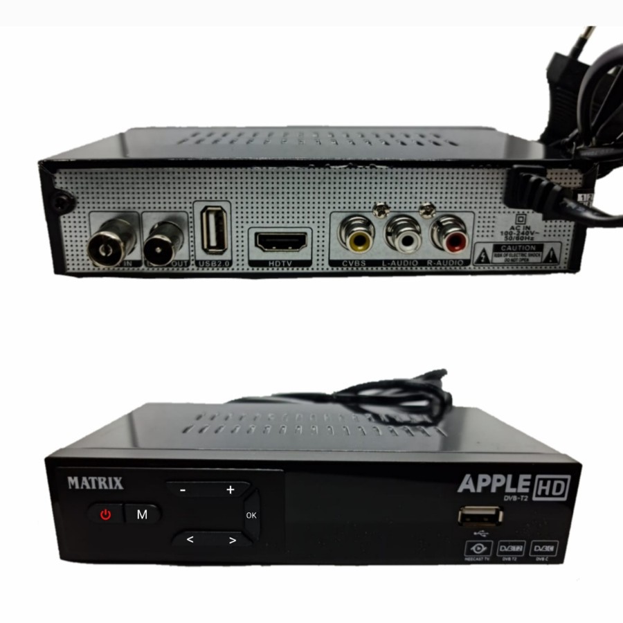 TV DIGITAL DVB T2 MATRIX APPLE SET TOP BOX