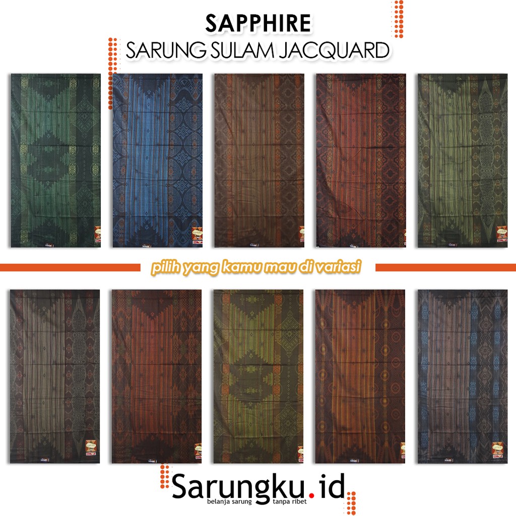 SARUNG SAPPHIRE SARUNG SULAM JACQUARD (SSJ)