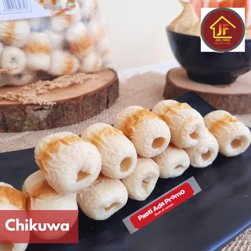 

chikuwa cedea 1kg cikuwa seafood ukuran jumbo 1000gr